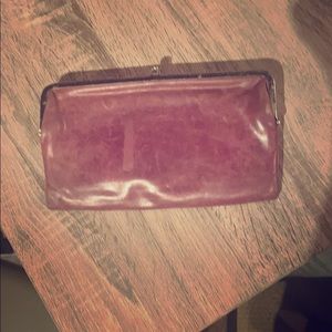Hobo leather plum wallet